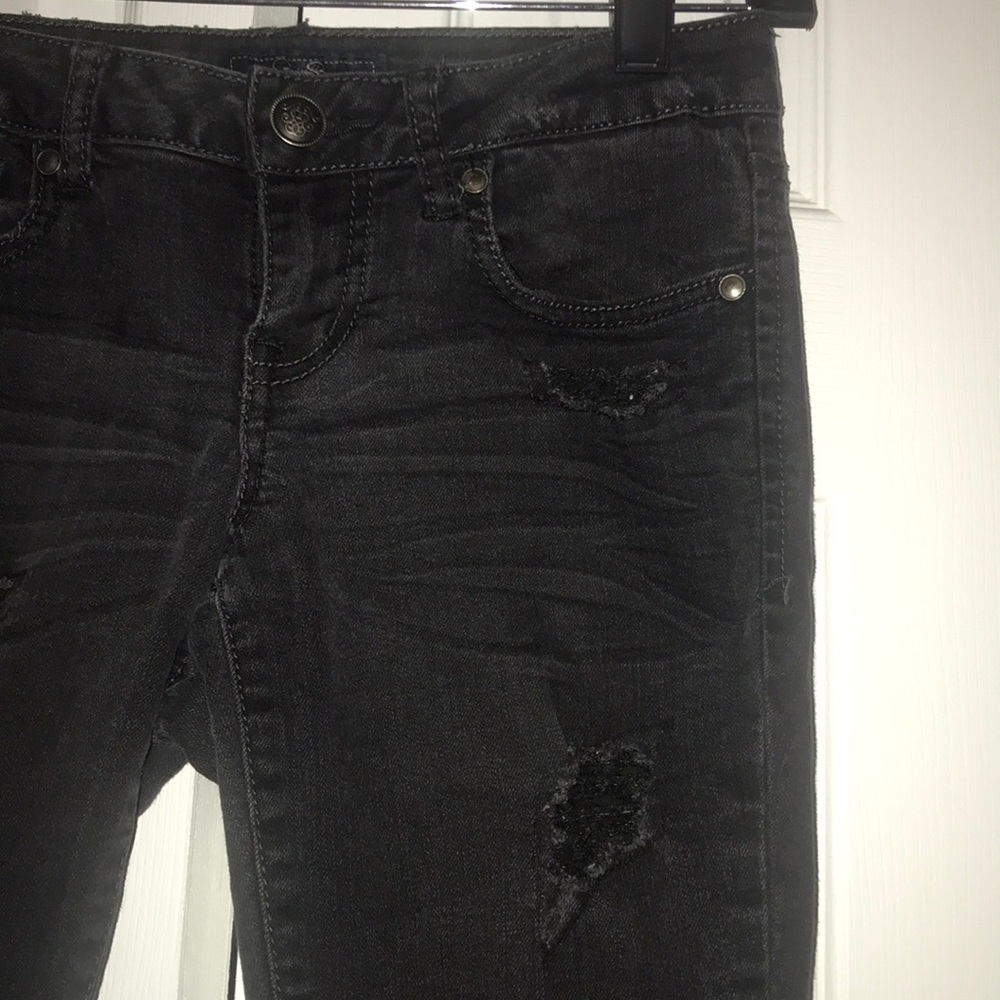 Jessica Simpson ripped skinny jeans